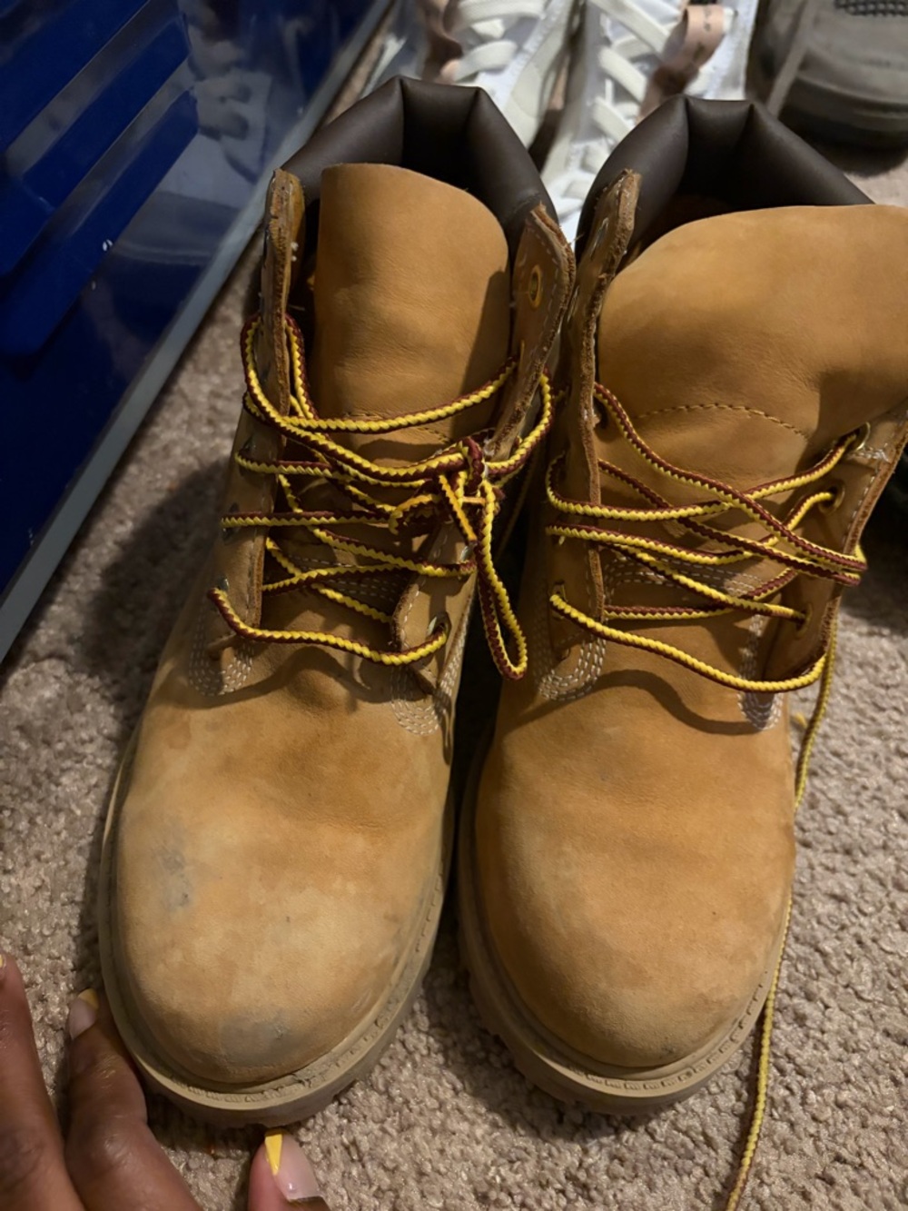 Timberland Wheat Brown Kids' Lace-Up Boots